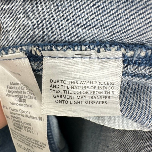 Madewell Denim Chambray V Neck Utility Dress Shirt Dress Blue Size XS NWT Boho - Picture 10 of 11